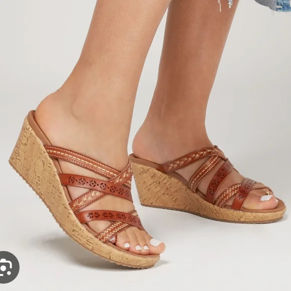 Skechers Shoes Bnib Sketchers Beverlee Tiger Posse Sandals